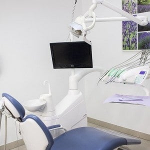 Detalle del gabinete del dentista