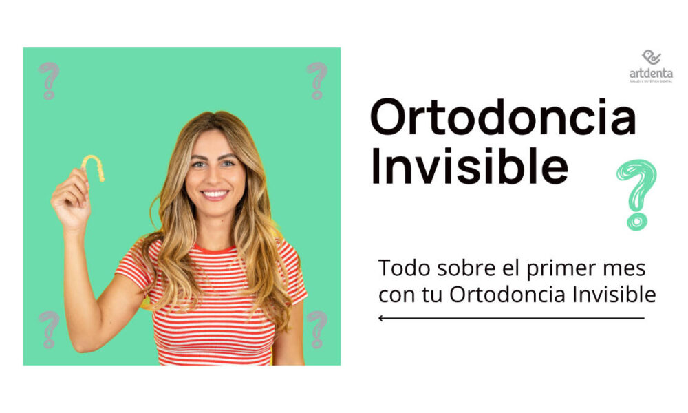 Banner primer mes ortodoncia invisible | Clínica Artdenta Valencia