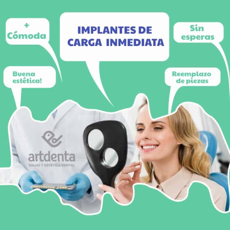 Banner Implantes Dentales Carga Inmediata | Clínica Dental Artdenta en Valencia