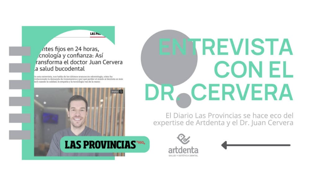 Banner Entrevista en Diario Las Provincias| Clínica Dental Artdenta Valencia