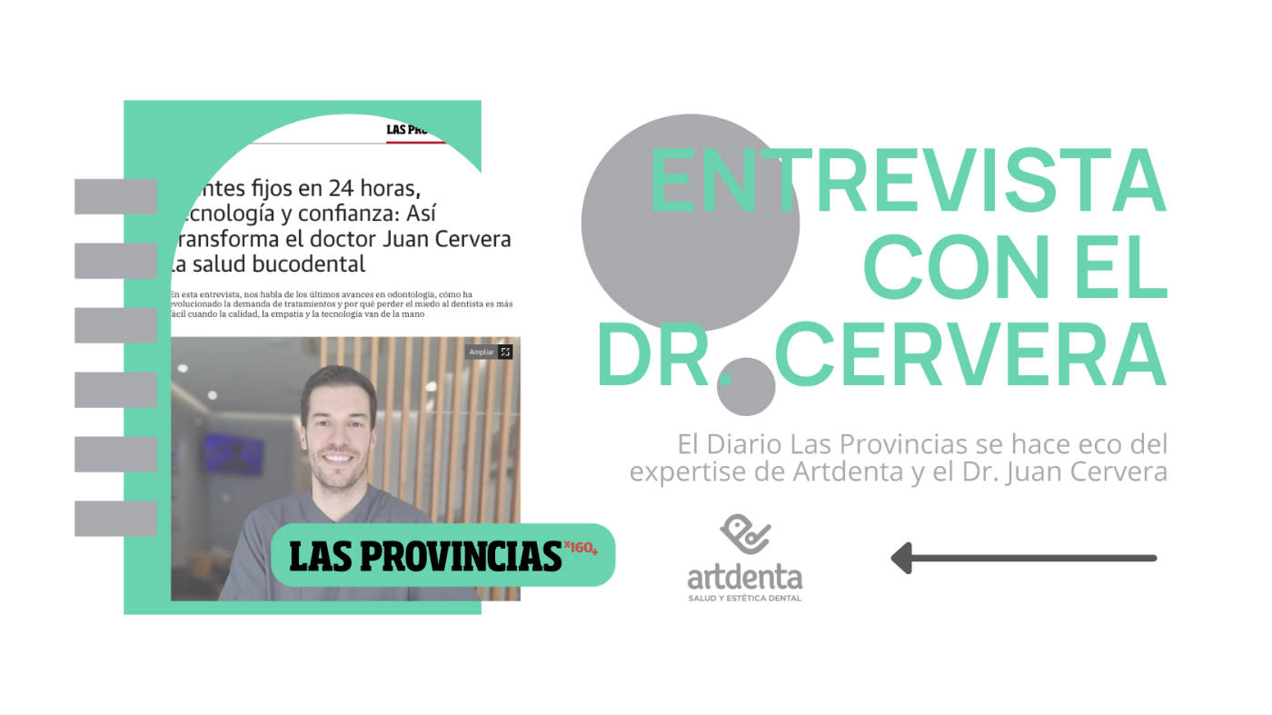Banner Entrevista en Diario Las Provincias| Clínica Dental Artdenta Valencia